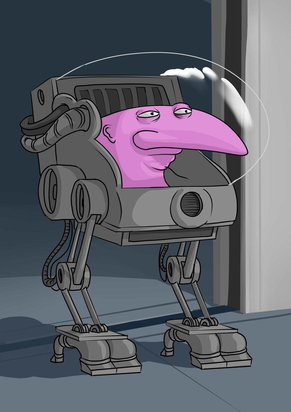 gremblotron — AT-ST cockpit retrofit