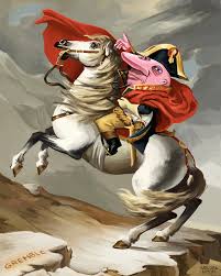 napoleon gremblaparte crossing the alps